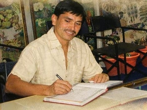 Dr. Arun Kumar Badoni, founder of MAKS Herbal, at work on his research notes
