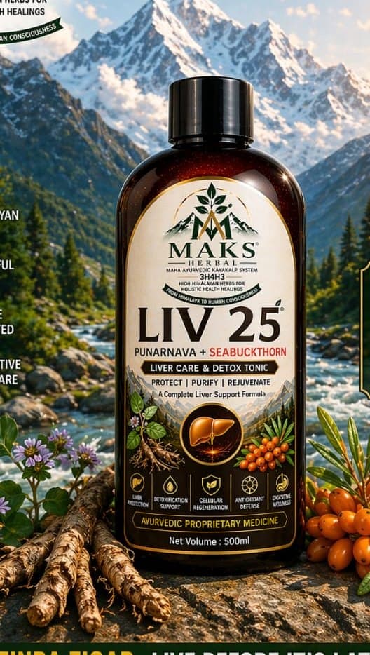 LIV 25 with seabuckthorn berries and Himalayan roots