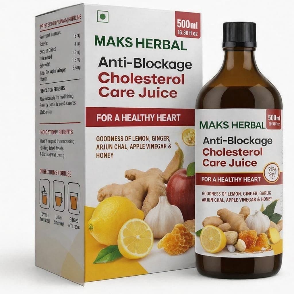 Anti-Blockage Cholesterol Care Juice by MAKS Herbal