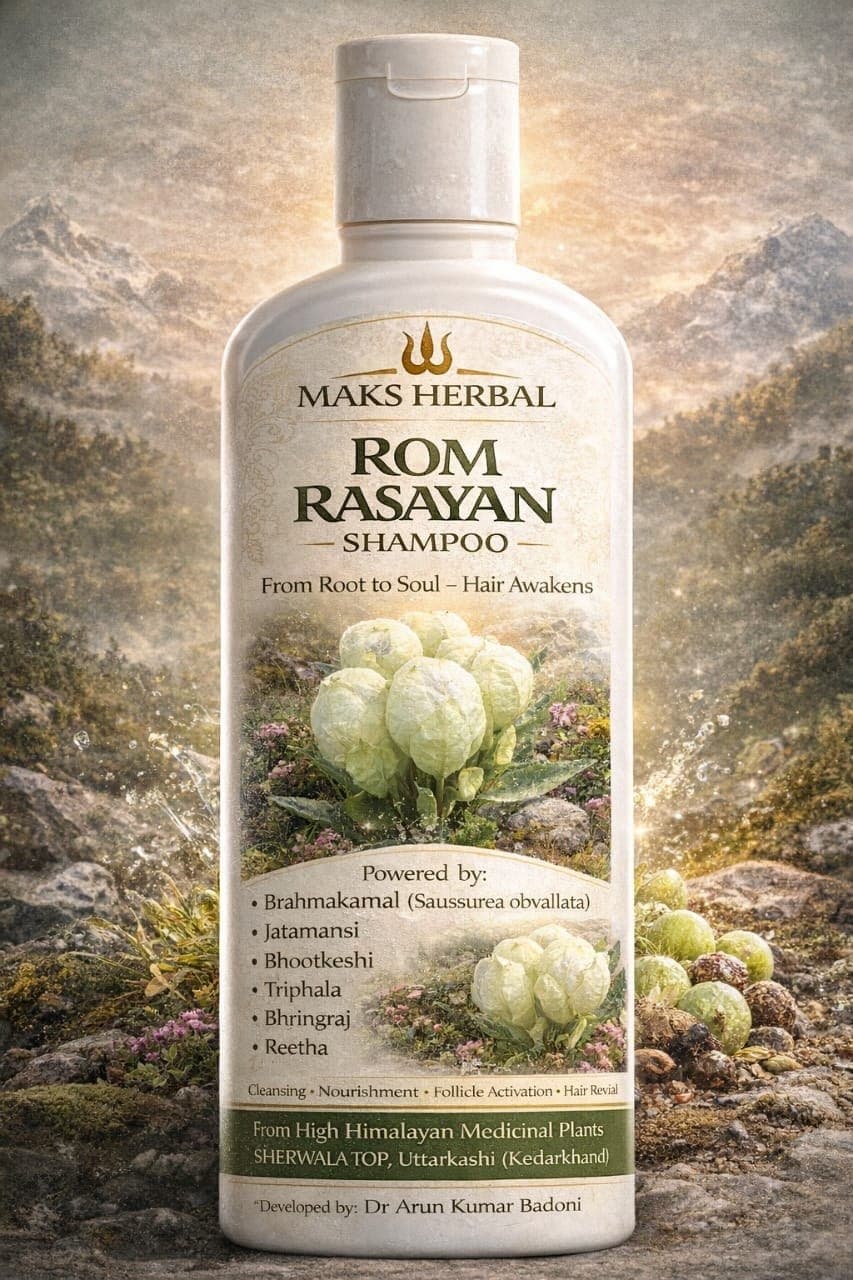 Rom Rasayan Shampoo by MAKS Herbal