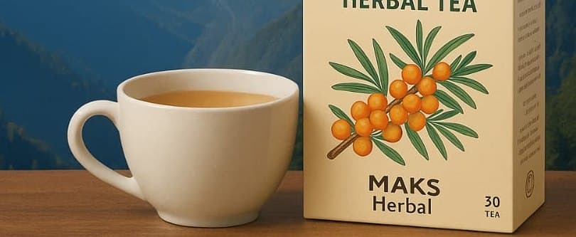 Taxo Plus Seabuckthorn Herbal Tea by MAKS Herbal